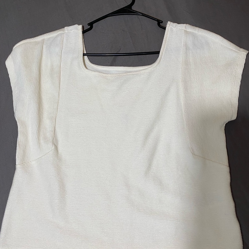 NEW Madewell Cropped Shirt - Ivory